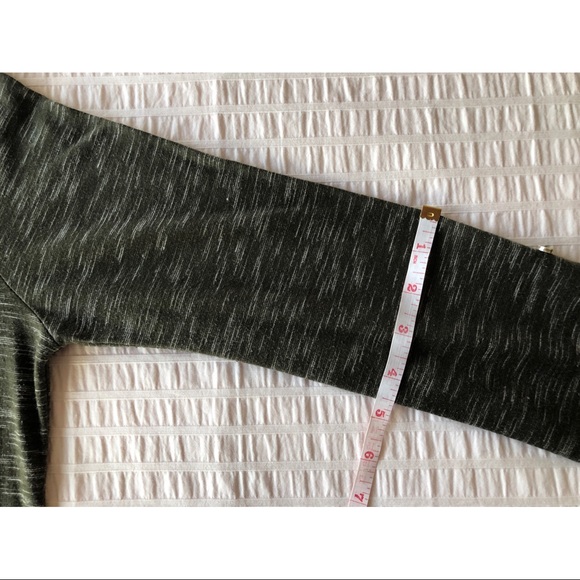 Suzy Shier Long Sleeve Forest Green Shirt - Picture 9 of 10